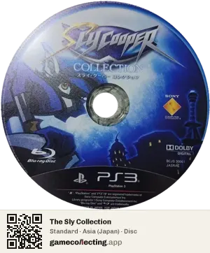 The Sly Collection PlayStation 3, Asia disc