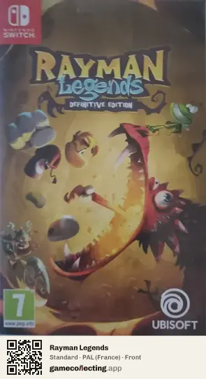 Rayman Legends Nintendo Switch, France box front