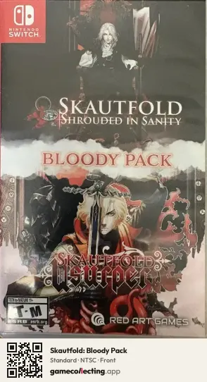 Skautfold: Bloody Pack Nintendo Switch, NTSC box front