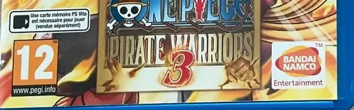 One Piece: Pirate Warriors 3, the PEGI square on its front