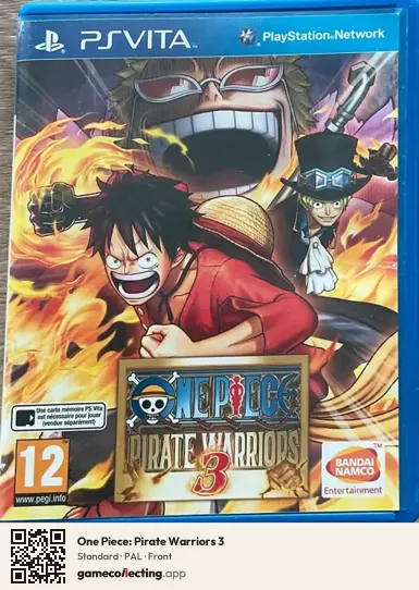One Piece: Pirate Warriors 3 PlayStation Vita, PAL box front