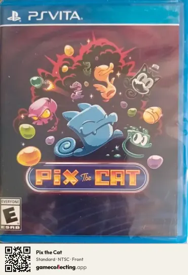 Pix the Cat PlayStation Vita, NTSC box front
