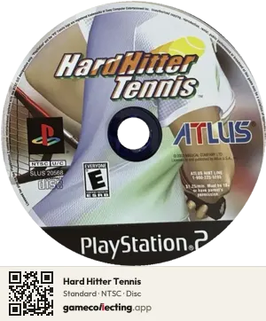 Hard Hitter Tennis PlayStation 2, NTSC disc