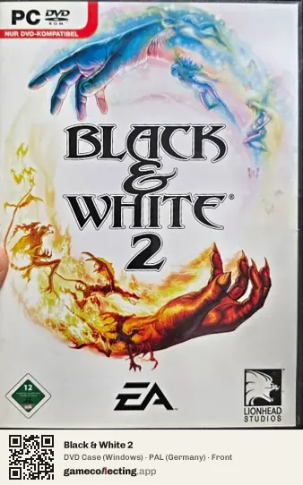 Black & White 2 Computer, Germany box front