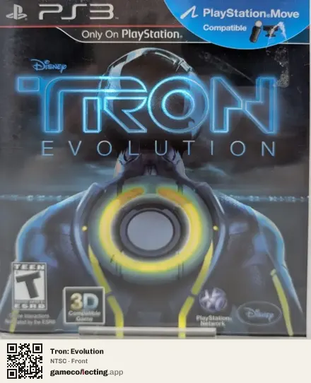 Tron: Evolution PlayStation 3, NTSC box front