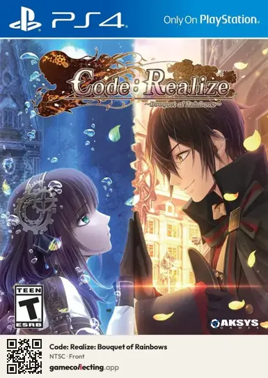 Code: Realize: Bouquet of Rainbows PlayStation 4, NTSC box front