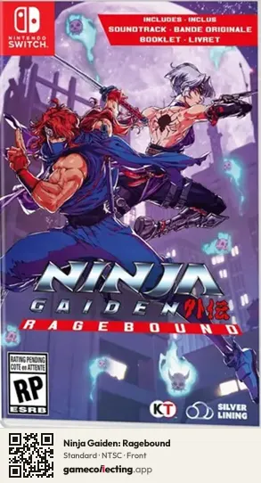 Ninja Gaiden: Ragebound Nintendo Switch, NTSC box front