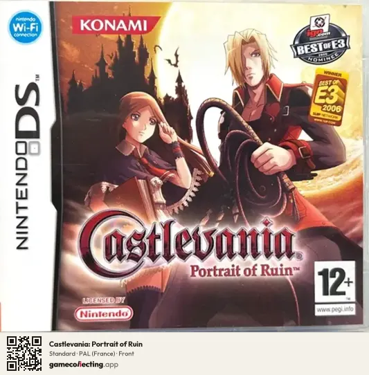 Castlevania: Portrait of Ruin Nintendo DS, France box front