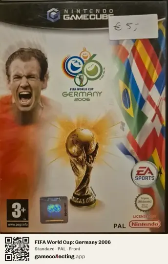 FIFA World Cup: Germany 2006 Nintendo GameCube, PAL box front