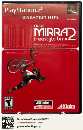 Dave Mirra Freestyle BMX 2 PlayStation 2, NTSC box front