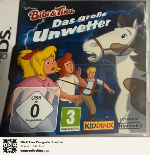 Bibi & Tina: Das große Unwetter Nintendo DS, PAL box front