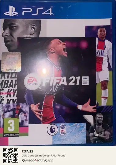 FIFA 21 Computer, PAL box front