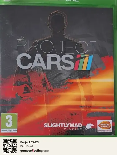 Project CARS Xbox One, PAL box front