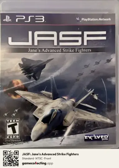 JASF: Jane's Advanced Strike Fighters PlayStation 3, NTSC box front