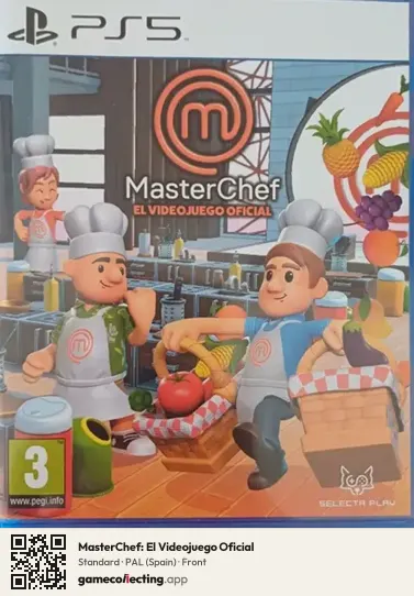 MasterChef: El Videojuego Oficial PlayStation 5, Spain box front