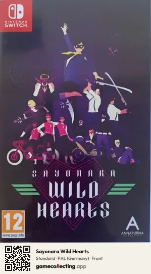 Sayonara Wild Hearts Nintendo Switch, Germany box front