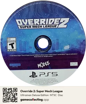 Override 2: Super Mech League PlayStation 5, NTSC disc