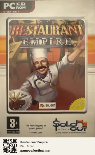 Restaurant Empire Computer, PAL box front