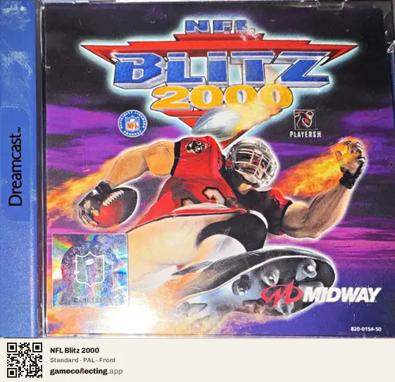 NFL Blitz 2000 Sega Dreamcast, PAL box front