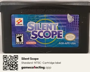 Silent Scope Game Boy Advance, NTSC cartridge label