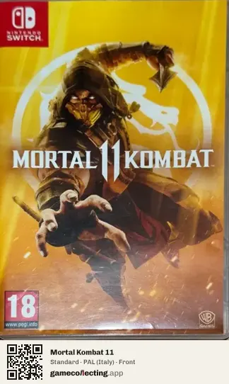 Mortal Kombat 11 Nintendo Switch, Italy box front