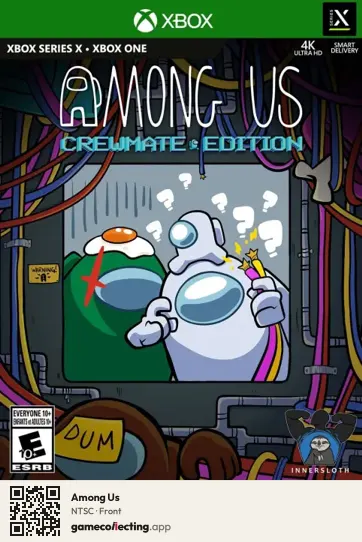 Among Us Xbox Series X, NTSC box front