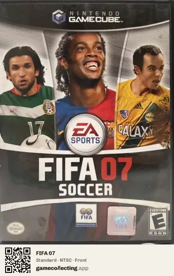 FIFA 07 Nintendo GameCube, NTSC box front