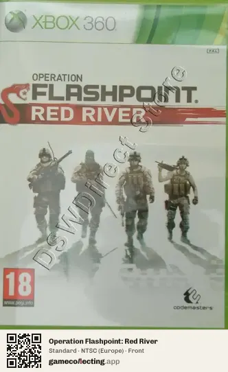 Operation Flashpoint: Red River Xbox 360, Europe box front