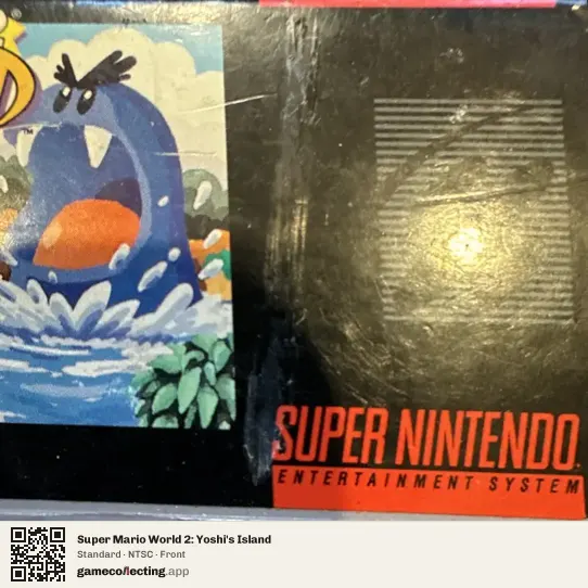 Super Mario World 2: Yoshi's Island Super Nintendo Entertainment System, NTSC box front