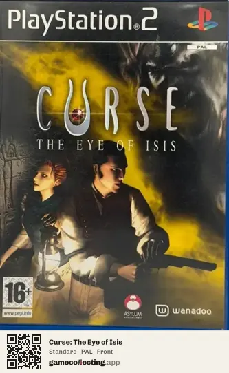 Curse: The Eye of Isis PlayStation 2, PAL box front