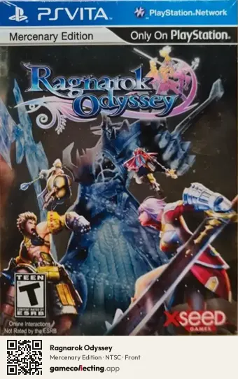 Ragnarok Odyssey PlayStation Vita, NTSC box front