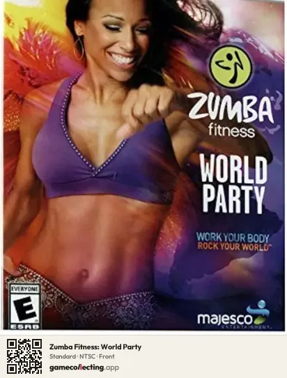Zumba Fitness: World Party Nintendo Wii, NTSC box front