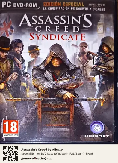 Assassin's Creed Syndicate Computer, Spain box front