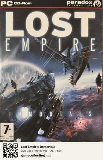 Lost Empire: Immortals Computer, PAL box front