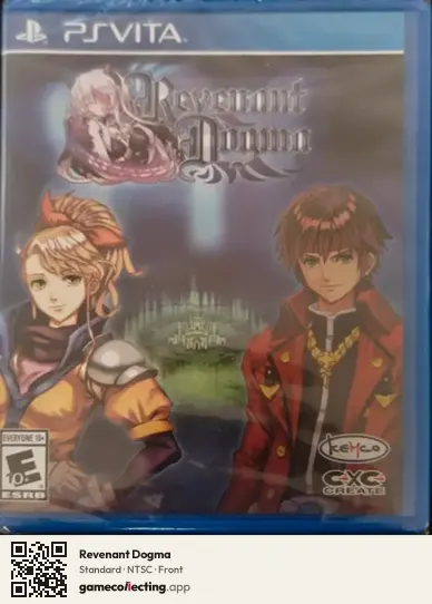 Revenant Dogma PlayStation Vita, NTSC box front