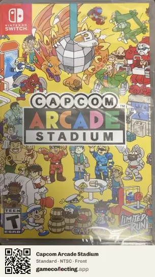 Capcom Arcade Stadium Nintendo Switch, NTSC box front