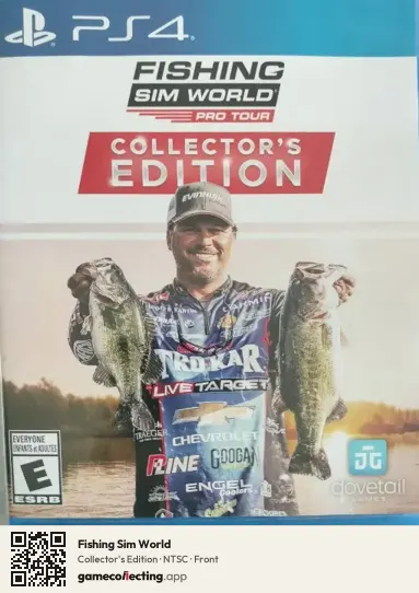 Fishing Sim World PlayStation 4, NTSC box front