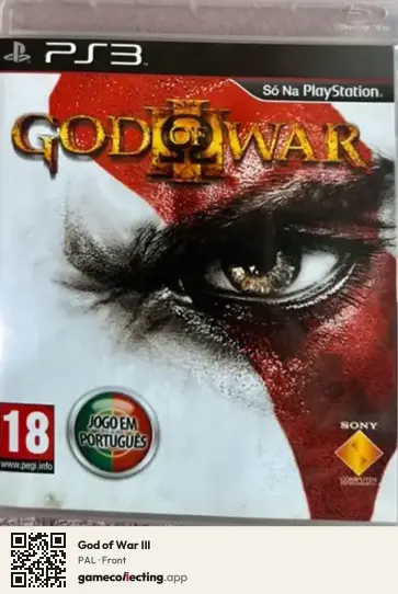 God of War III PlayStation 3, PAL box front