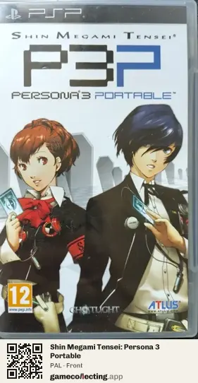 Shin Megami Tensei: Persona 3 Portable PlayStation Portable, PAL box front