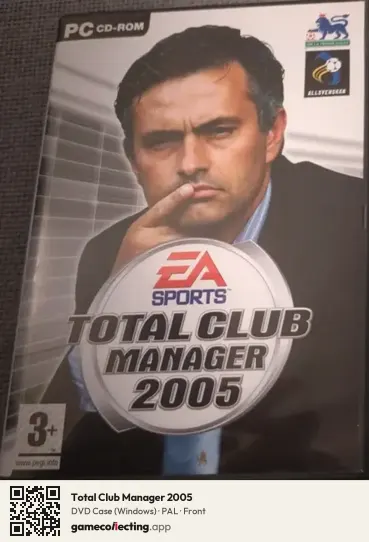 Total Club Manager 2005 Computer, PAL box front