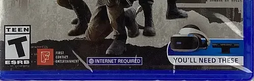 Firewall Zero Hour, the ESRB box on its front