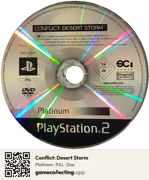 Conflict: Desert Storm PlayStation 2, PAL disc