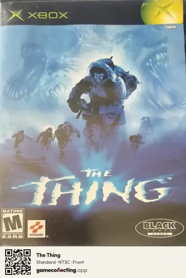 The Thing Xbox, NTSC box front