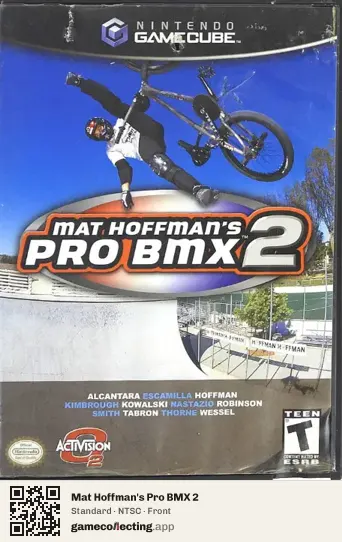Mat Hoffman's Pro BMX 2 Nintendo GameCube, NTSC box front