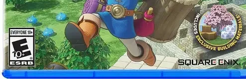 Dragon Quest Builders, the ESRB box on its front