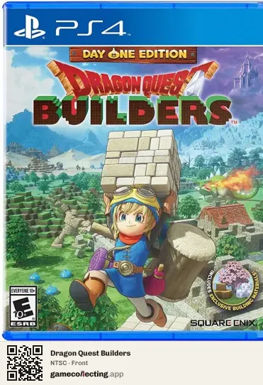 Dragon Quest Builders PlayStation 4, NTSC box front