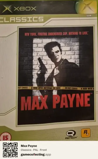 Max Payne Xbox, PAL box front