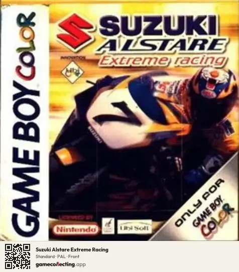 Suzuki Alstare Extreme Racing Game Boy Color, PAL box front