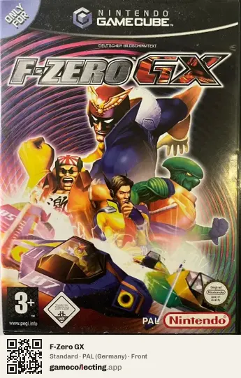 F-Zero GX Nintendo GameCube, Germany box front