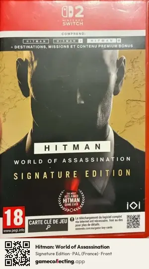 Hitman: World of Assassination Nintendo Switch 2, France box front